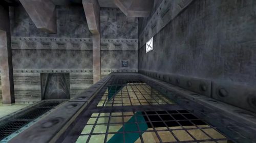 Unreal Tournament 99 First Person gameplay screenshot 8 of 10 - Map: CTF-BT-Hangtime1.unr - Demo: 57552643-30a4-42c4-b277-59146d0b1dbe.dem - Gameplay match