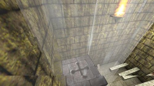 Unreal Tournament 99 First Person gameplay screenshot 4 of 9 - Map: CTF-BT-(M00)Sacrifice_fix.unr - Demo: 641226c6-679a-420d-aabc-0be2eb386fcb.dem - Gameplay match