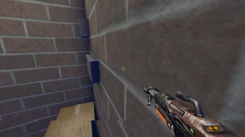 Unreal Tournament 99 First Person gameplay screenshot 2 of 8 - Map: CTF-BT-FlagrantCB.unr - Demo: fa79b36f-91a8-406d-bb7e-3b2bbfa80a72.dem - Gameplay match