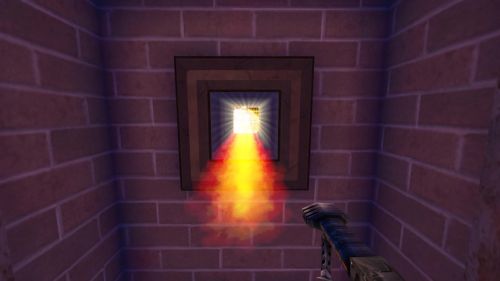 Unreal Tournament 99 First Person gameplay screenshot 5 of 8 - Map: CTF-BT-FlagrantCB.unr - Demo: fa79b36f-91a8-406d-bb7e-3b2bbfa80a72.dem - Gameplay match