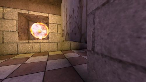 Unreal Tournament 99 First Person gameplay screenshot 3 of 11 - Map: CTF-BT-ShitMap2.unr - Demo: f7fc069d-dbe3-4962-b226-5f8f07e43f7a.dem - Gameplay match