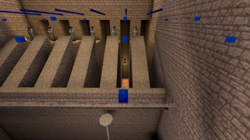 Unreal Tournament 99 First Person gameplay screenshot 2 of 10 - Map: CTF-BT-(meg)Squrrells][.unr - Demo: e4d3b99c-3af7-45ee-9ceb-cfc99d187adf.dem - Gameplay match