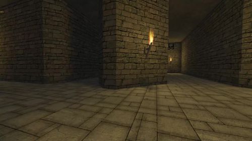 Unreal Tournament 99 First Person gameplay screenshot 1 of 9 - Map: CTF-BT-[LUN]Dungeon.unr - Demo: b4f7be4c-78a4-4664-af50-e9558a11969c.dem - Gameplay match