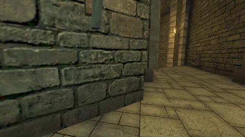 Unreal Tournament 99 First Person gameplay screenshot 5 of 9 - Map: CTF-BT-[LUN]Dungeon.unr - Demo: b4f7be4c-78a4-4664-af50-e9558a11969c.dem - Gameplay match