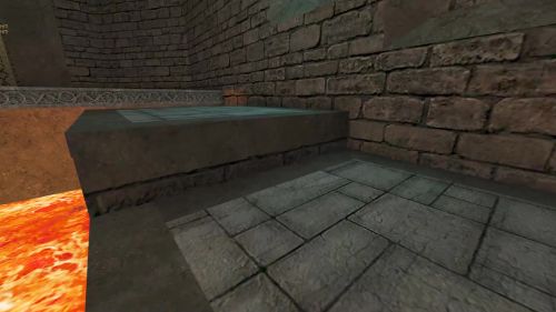 Unreal Tournament 99 First Person gameplay screenshot 7 of 9 - Map: CTF-BT-[LUN]Dungeon.unr - Demo: b4f7be4c-78a4-4664-af50-e9558a11969c.dem - Gameplay match