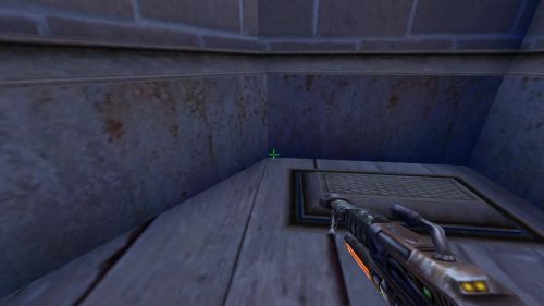 Unreal Tournament 99 First Person gameplay screenshot 3 of 8 - Map: CTF-BT-FlagrantCB.unr - Demo: 1589c2f1-33e9-4a33-a613-4803e037530b.dem - Gameplay match
