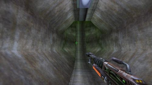 Unreal Tournament 99 First Person gameplay screenshot 5 of 8 - Map: CTF-BT-FlagrantCB.unr - Demo: 1589c2f1-33e9-4a33-a613-4803e037530b.dem - Gameplay match
