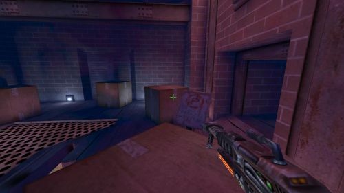 Unreal Tournament 99 First Person gameplay screenshot 6 of 8 - Map: CTF-BT-FlagrantCB.unr - Demo: 1589c2f1-33e9-4a33-a613-4803e037530b.dem - Gameplay match
