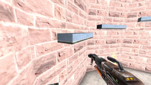 Unreal Tournament 99 First Person gameplay screenshot 3 of 10 - Map: CTF-BT-Round-n'Round-vLO.unr - Demo: 2dc77c31-b1fc-4bb1-b9eb-4891953d94b2.dem - Gameplay match