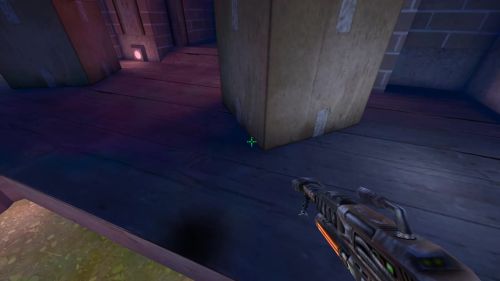 Unreal Tournament 99 First Person gameplay screenshot 6 of 10 - Map: CTF-BT-FlagrantCB.unr - Demo: d1e0de1b-abd0-42b6-8f96-9bc1ae9e1cf7.dem - Gameplay match