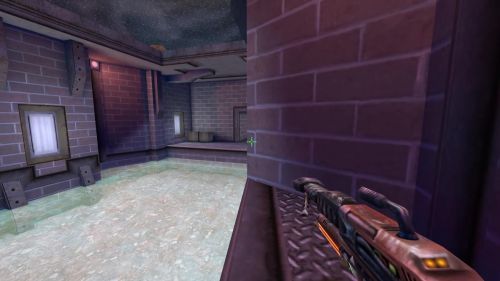 Unreal Tournament 99 First Person gameplay screenshot 8 of 10 - Map: CTF-BT-FlagrantCB.unr - Demo: d1e0de1b-abd0-42b6-8f96-9bc1ae9e1cf7.dem - Gameplay match