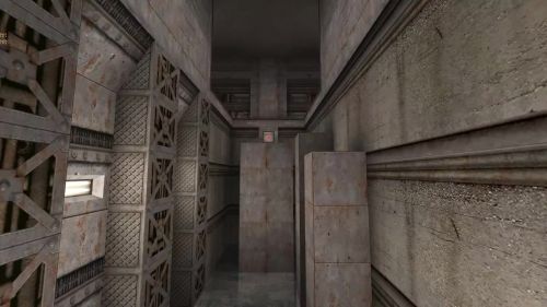 Unreal Tournament 99 First Person gameplay screenshot 4 of 10 - Map: CTF-BT-InduxV2.unr - Demo: 7c440505-1e4c-46ec-8df1-c2c5e93987a7.dem - Gameplay match