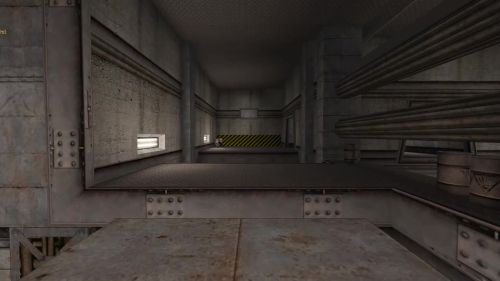 Unreal Tournament 99 First Person gameplay screenshot 5 of 10 - Map: CTF-BT-InduxV2.unr - Demo: 7c440505-1e4c-46ec-8df1-c2c5e93987a7.dem - Gameplay match