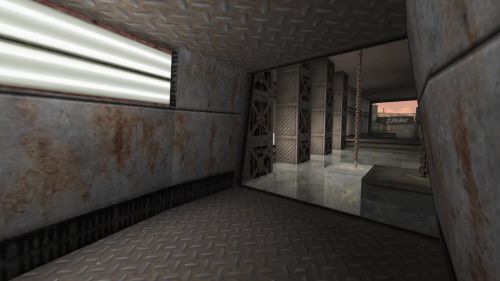 Unreal Tournament 99 First Person gameplay screenshot 6 of 10 - Map: CTF-BT-InduxV2.unr - Demo: 7c440505-1e4c-46ec-8df1-c2c5e93987a7.dem - Gameplay match