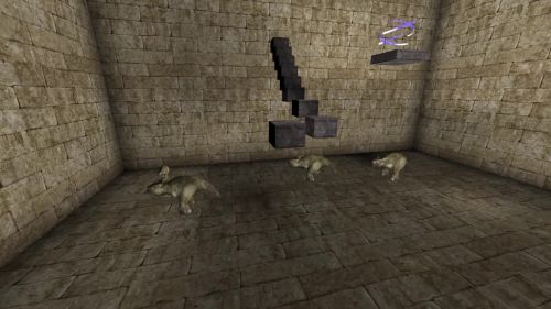 Unreal Tournament 99 First Person gameplay screenshot 4 of 10 - Map: CTF-BT-Alchemist-v2_dbl.unr - Demo: a873a865-b36b-439b-9a54-d53a45baf47b.dem - Gameplay match