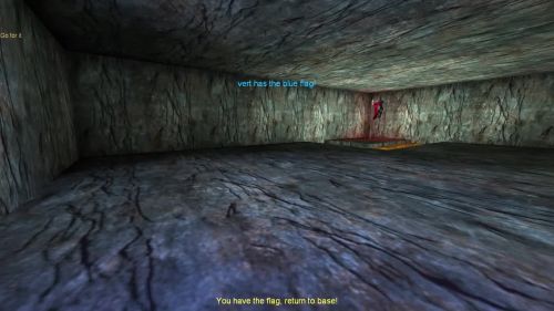 Unreal Tournament 99 First Person gameplay screenshot 9 of 11 - Map: CTF-BT-(V)Perplex.unr - Demo: bcb33fa2-08fe-4e52-808d-bd261578d241.dem - Gameplay match