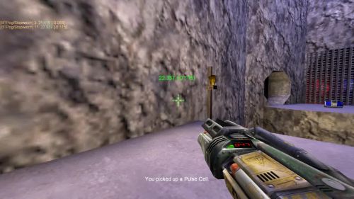 Unreal Tournament 99 First Person gameplay screenshot 9 of 10 - Map: CTF-BT-Cliffs2.unr - Demo: 68ecde13-dc94-4721-a08f-4fff0d56ac84.dem - Gameplay match