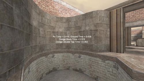 Unreal Tournament 99 First Person gameplay screenshot 2 of 10 - Map: CTF-BT-TrainingGrounds01-Jump.unr - Demo: 404dedb3-11fe-41fc-a31d-1092d642e02c.dem - Gameplay match
