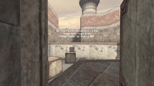 Unreal Tournament 99 First Person gameplay screenshot 3 of 10 - Map: CTF-BT-TrainingGrounds01-Jump.unr - Demo: 404dedb3-11fe-41fc-a31d-1092d642e02c.dem - Gameplay match