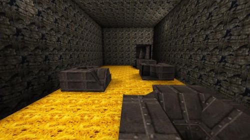 Unreal Tournament 99 First Person gameplay screenshot 3 of 10 - Map: CTF-BT-=Goblin[Mine]_i4g.unr - Demo: 3153e1ff-fd16-4eb5-a56e-030a419bc714.dem - Gameplay match