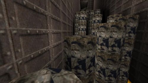 Unreal Tournament 99 First Person gameplay screenshot 4 of 10 - Map: CTF-BT-=Goblin[Mine]_i4g.unr - Demo: 3153e1ff-fd16-4eb5-a56e-030a419bc714.dem - Gameplay match