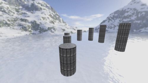 Unreal Tournament 99 First Person gameplay screenshot 3 of 11 - Map: CTF-BT-SiberiaRun.unr - Demo: 89382094-bbdb-4661-aef2-f6408dde9202.dem - Gameplay match