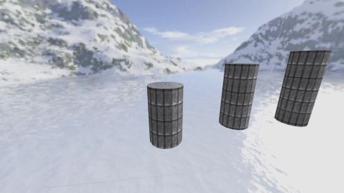 Unreal Tournament 99 First Person gameplay screenshot 4 of 11 - Map: CTF-BT-SiberiaRun.unr - Demo: 89382094-bbdb-4661-aef2-f6408dde9202.dem - Gameplay match