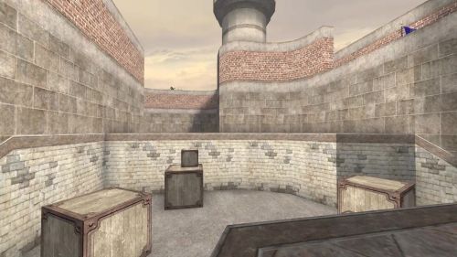 Unreal Tournament 99 First Person gameplay screenshot 3 of 9 - Map: CTF-BT-TrainingGrounds01-Jump.unr - Demo: 5cb3f6aa-559c-4943-b3dd-2b12e76f146b.dem - Gameplay match