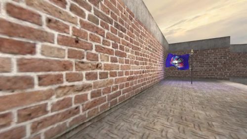 Unreal Tournament 99 First Person gameplay screenshot 7 of 9 - Map: CTF-BT-TrainingGrounds01-Jump.unr - Demo: 5cb3f6aa-559c-4943-b3dd-2b12e76f146b.dem - Gameplay match