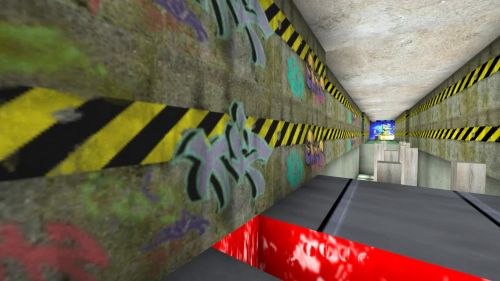 Unreal Tournament 99 First Person gameplay screenshot 1 of 9 - Map: CTF-BT-(goku)-IDK-dbl.unr - Demo: 7ccb8781-0d2a-4822-880b-1f3ed5ae4346.dem - Gameplay match