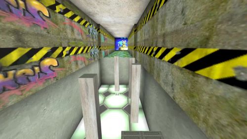 Unreal Tournament 99 First Person gameplay screenshot 2 of 9 - Map: CTF-BT-(goku)-IDK-dbl.unr - Demo: 7ccb8781-0d2a-4822-880b-1f3ed5ae4346.dem - Gameplay match