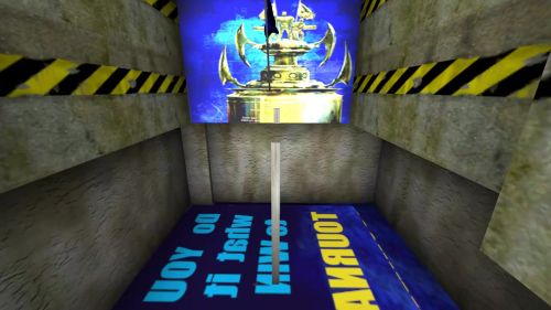 Unreal Tournament 99 First Person gameplay screenshot 4 of 9 - Map: CTF-BT-(goku)-IDK-dbl.unr - Demo: 7ccb8781-0d2a-4822-880b-1f3ed5ae4346.dem - Gameplay match