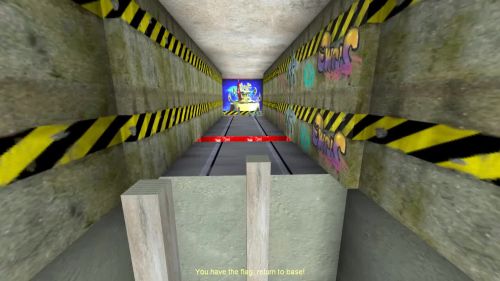 Unreal Tournament 99 First Person gameplay screenshot 8 of 9 - Map: CTF-BT-(goku)-IDK-dbl.unr - Demo: 7ccb8781-0d2a-4822-880b-1f3ed5ae4346.dem - Gameplay match