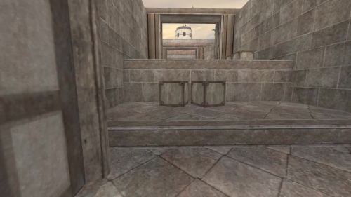 Unreal Tournament 99 First Person gameplay screenshot 1 of 10 - Map: CTF-BT-TrainingGrounds01-Jump.unr - Demo: d272a0d5-cc3c-40be-b51c-b99221c84e4a.dem - Gameplay match