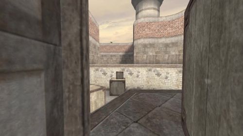 Unreal Tournament 99 First Person gameplay screenshot 3 of 10 - Map: CTF-BT-TrainingGrounds01-Jump.unr - Demo: d272a0d5-cc3c-40be-b51c-b99221c84e4a.dem - Gameplay match