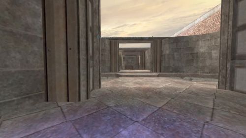Unreal Tournament 99 First Person gameplay screenshot 8 of 10 - Map: CTF-BT-TrainingGrounds01-Jump.unr - Demo: d272a0d5-cc3c-40be-b51c-b99221c84e4a.dem - Gameplay match