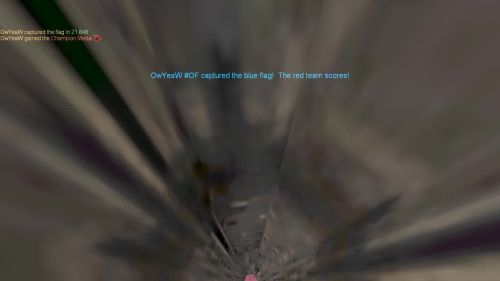 Unreal Tournament 99 First Person gameplay screenshot 10 of 10 - Map: CTF-BT-TrainingGrounds01-Jump.unr - Demo: d272a0d5-cc3c-40be-b51c-b99221c84e4a.dem - Gameplay match