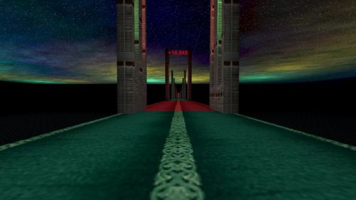 Unreal Tournament 99 First Person gameplay screenshot 7 of 10 - Map: CTF-BT-(Worsy)-BounceInTime.unr - Demo: dcf1284a-58a3-4167-9654-7e3d2fec54c3.dem - Gameplay match