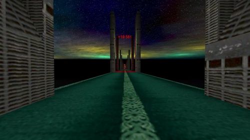 Unreal Tournament 99 First Person gameplay screenshot 8 of 10 - Map: CTF-BT-(Worsy)-BounceInTime.unr - Demo: dcf1284a-58a3-4167-9654-7e3d2fec54c3.dem - Gameplay match