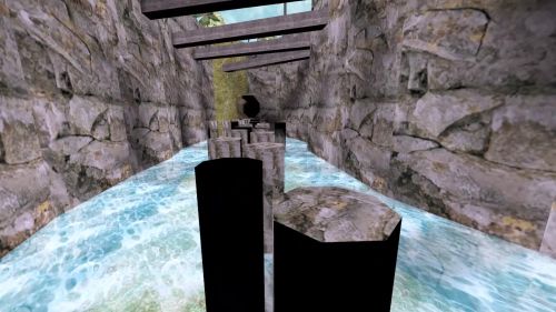 Unreal Tournament 99 First Person gameplay screenshot 1 of 10 - Map: CTF-BT-(Cyb)Bumbaclart.unr - Demo: 3b278d4a-51bc-4f93-ad56-9719bc48fa00.dem - Gameplay match