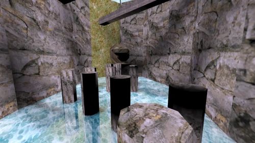 Unreal Tournament 99 First Person gameplay screenshot 2 of 10 - Map: CTF-BT-(Cyb)Bumbaclart.unr - Demo: 3b278d4a-51bc-4f93-ad56-9719bc48fa00.dem - Gameplay match