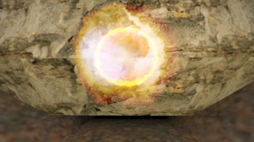 Unreal Tournament 99 First Person gameplay screenshot 4 of 10 - Map: CTF-BT-(Cyb)Bumbaclart.unr - Demo: 3b278d4a-51bc-4f93-ad56-9719bc48fa00.dem - Gameplay match