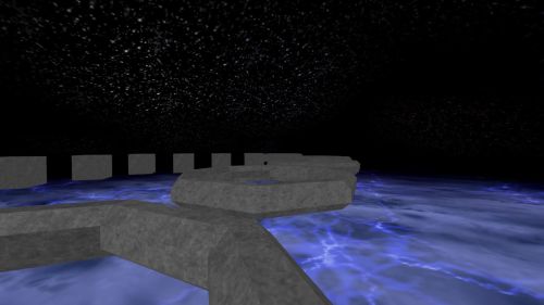 Unreal Tournament 99 First Person gameplay screenshot 2 of 5 - Map: CTF-BT-XLandMorden.unr - Demo: b824dd35-9f1c-40a8-8cdb-d1ff82cc8661.dem - Gameplay match