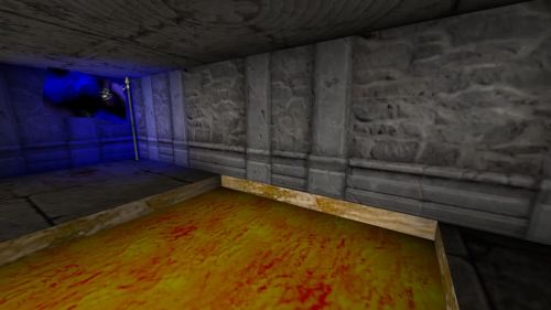 Unreal Tournament 99 First Person gameplay screenshot 5 of 11 - Map: CTF-BT-Shortest-Rush-Ever.unr - Demo: 93ea49a3-2755-4aab-b4a9-3724bea62ae3.dem - Gameplay match
