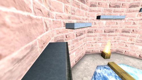 Unreal Tournament 99 First Person gameplay screenshot 2 of 10 - Map: CTF-BT-Round-n'Round-vLO.unr - Demo: acd393c8-31be-4b85-97a6-18940a78a780.dem - Gameplay match