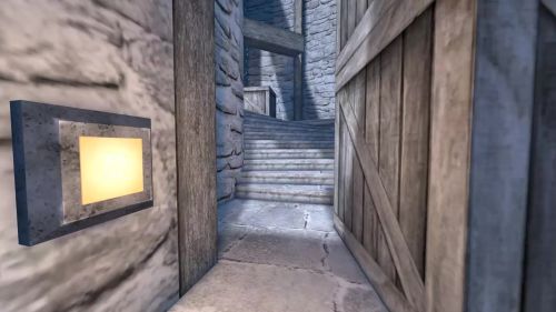Unreal Tournament 99 First Person gameplay screenshot 6 of 10 - Map: CTF-BT-Surplus-LV.unr - Demo: 5a24b256-64c9-4c48-b1fb-8950b9e5cdfe.dem - Gameplay match