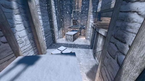 Unreal Tournament 99 First Person gameplay screenshot 7 of 10 - Map: CTF-BT-Surplus-LV.unr - Demo: 5a24b256-64c9-4c48-b1fb-8950b9e5cdfe.dem - Gameplay match