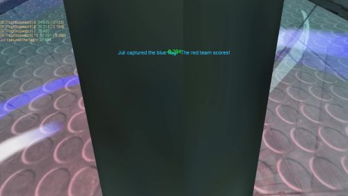 Unreal Tournament 99 First Person gameplay screenshot 10 of 10 - Map: CTF-BT-Shift][NW.unr - Demo: b85f45ff-e06f-4e75-a7be-c0f5223cb2a8.dem - Gameplay match