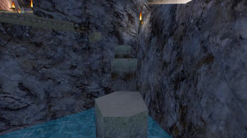 Unreal Tournament 99 First Person gameplay screenshot 2 of 10 - Map: CTF-BT-Atlantis-RE.unr - Demo: 74c6860b-f01e-4002-809a-30f45577f20a.dem - Gameplay match