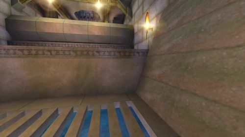 Unreal Tournament 99 First Person gameplay screenshot 4 of 10 - Map: CTF-BT-Atlantis-RE.unr - Demo: 74c6860b-f01e-4002-809a-30f45577f20a.dem - Gameplay match